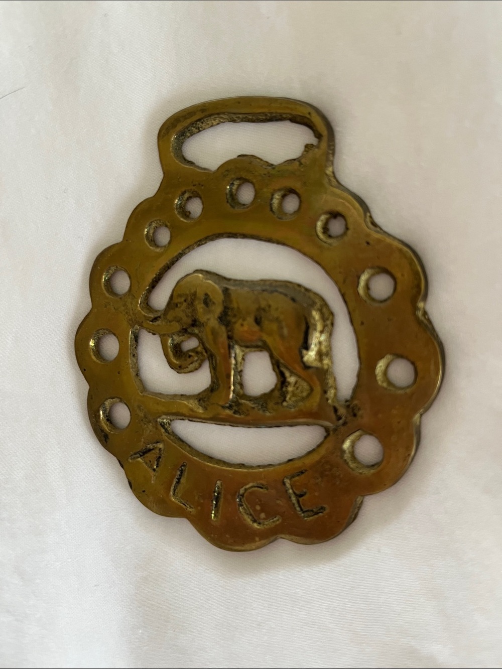 Vintage English Horse Brass